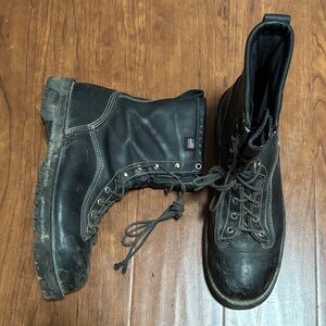 Danner Black Super Rain Forest 8” Goretex Leather Boots